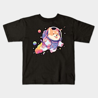 space corgi Kids T-Shirt